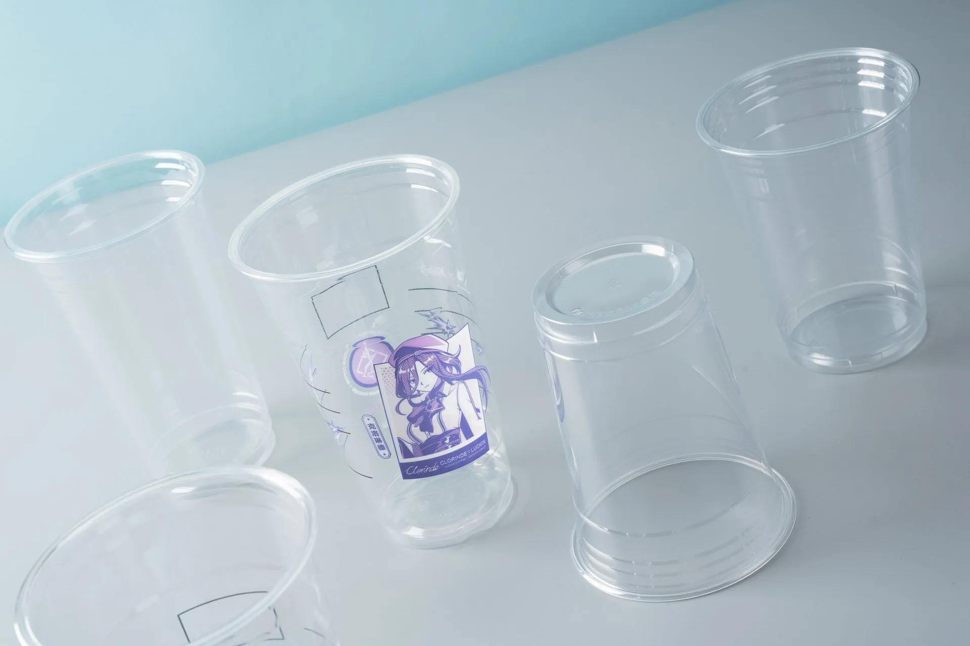 Printed PP cold cups